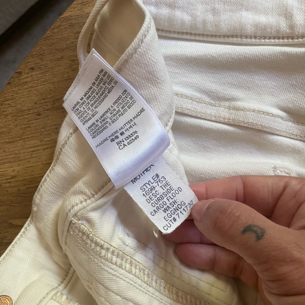 MOTHER The Curbside Cargo Flood Jeans Size 29 - Picture 13 of 14